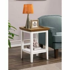 Ledgewood End Table - Breighton Home White 17 Ledgewood End Table - Breighton Home White -Side Tables Sales unnamed file 2497