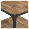 Set of 2 Benny Urban Industrial Angle Iron Side Tables - Saracina Home Dark Walnut 1 Set of 2 Benny Urban Industrial Angle Iron Side Tables - Saracina Home Dark Walnut -Side Tables Sales unnamed file 25