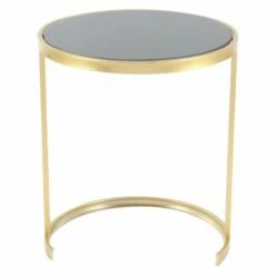 Metal and Glass (Set of 3) Round Nesting Tables Gold - Olivia & May -Side Tables Sales unnamed file 250