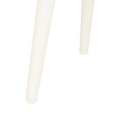 Orion Round Accent Table Distressed White - Safavieh 7 Orion Round Accent Table Distressed White - Safavieh - Image 5