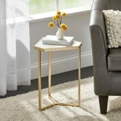 mDesign Triangle Inlay Top Accent Table -Side Tables Sales unnamed file 2513