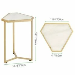 mDesign Triangle Inlay Top Accent Table -Side Tables Sales unnamed file 2514