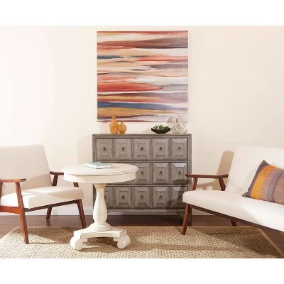 OSP Home Furnishings Avalon Round Accent Table - INSPIRED by Bassett Beige 3 OSP Home Furnishings Avalon Round Accent Table - INSPIRED by Bassett Beige