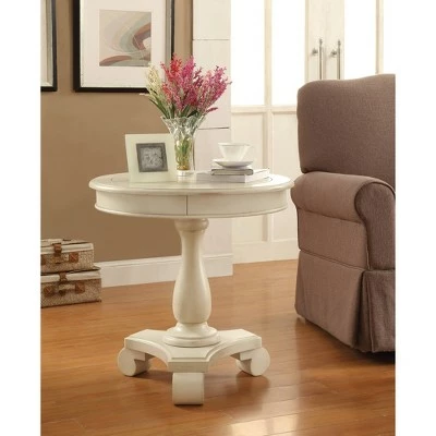 OSP Home Furnishings Avalon Round Accent Table - INSPIRED by Bassett Beige 4 OSP Home Furnishings Avalon Round Accent Table - INSPIRED by Bassett Beige - Image 2