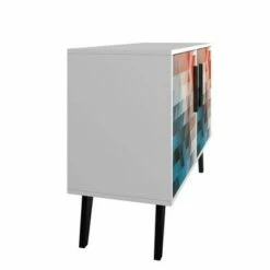 Amsterdam Double Side Table 2.0 - Manhattan Comfort Marble White -Side Tables Sales unnamed file 2541