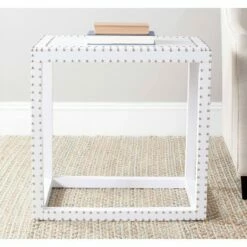 Morgan End Table White - Safavieh