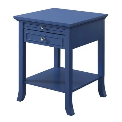 Breighton Home American Heritage Logan End Table with Drawer and Slide - Johar Furniture Cobalt Blue 5 Breighton Home American Heritage Logan End Table with Drawer and Slide - Johar Furniture Cobalt Blue - Image 3