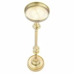 New Ridge Home Goods NewRidge Martini Table for Small Spaces for Enjoying Morning Coffee & Evening Cocktails on a Side or End Table, Set of 2, Bronze -Side Tables Sales unnamed file 2677