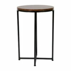 Flash Furniture Hampstead Collection End Table - Modern Laminate Accent Table with Crisscross Frame -Side Tables Sales unnamed file 2686
