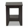 Audra Wood End Table Dark Brown - Baxton Studio -Side Tables Sales unnamed file 2693