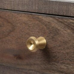 Bucyrus Rustic Glam Handcrafted Acacia Wood C Shaped Side Table Dark Brown/Gold - Christopher Knight Home -Side Tables Sales unnamed file 2725