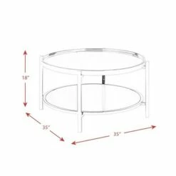 2pc Monaco Occasional Coffee Table & End Table Set Gold - Picket House Furnishings -Side Tables Sales unnamed file 275