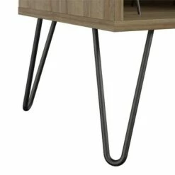 Concord Turntable Stand with Drawers - Novogratz Brown Oak -Side Tables Sales unnamed file 2759