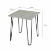 Hastings Home Modern Industrial End Table With Hairpin Legs - Driftwood Gray/Black -Side Tables Sales unnamed file 2773