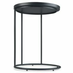 18" Lipton Metal Side Table Black - WyndenHall -Side Tables Sales unnamed file 2796