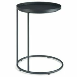 18" Lipton Metal Side Table Black - WyndenHall -Side Tables Sales unnamed file 2797