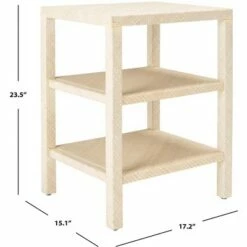 Apis Raffia 2 Shelf Accent Table - Light Natural - Safavieh 15 Apis Raffia 2 Shelf Accent Table - Light Natural - Safavieh -Side Tables Sales unnamed file 2803