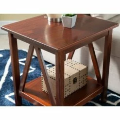 Titian End Table - Linon Driftwood -Side Tables Sales unnamed file 2811