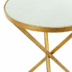 Marcie Gold Foil Round Top Accent Table - Gold/White Granite - Safavieh 5 Marcie Gold Foil Round Top Accent Table - Gold/White Granite - Safavieh -Side Tables Sales unnamed file 2816