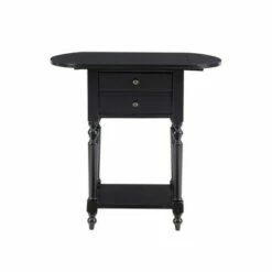 Marco Table with Dropleaf - Powell Company White -Side Tables Sales unnamed file 2841