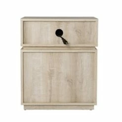 Gelday Side Table with Charging Station Whitewashed Oak - Aiden Lane -Side Tables Sales unnamed file 2863