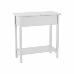 Hastings Home Narrow Flip Top End Table – White -Side Tables Sales unnamed file 2877