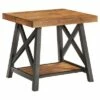 Lanshire Rustic Industrial Metal & Wood End, Console & Cocktail Table Set - Oak - Inspire Q -Side Tables Sales unnamed file 288