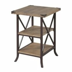 Brookline End Table - Breighton Home Driftwood/brown -Side Tables Sales unnamed file 2890