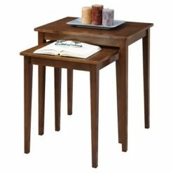 Breighton Home American Heritage Nesting End Tables - Johar Furniture White