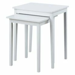 Breighton Home American Heritage Nesting End Tables - Johar Furniture White -Side Tables Sales unnamed file 2903