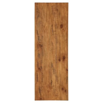 Lanshire Rustic Industrial Metal & Wood End, Console & Cocktail Table Set - Oak - Inspire Q 6 Lanshire Rustic Industrial Metal & Wood End, Console & Cocktail Table Set - Oak - Inspire Q - Image 4