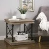 French Vintage Antiqued Finish Accent Table/Side Table Brown - Glitzhome -Side Tables Sales unnamed file 2910