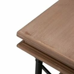 French Vintage Antiqued Finish Accent Table/Side Table Brown - Glitzhome -Side Tables Sales unnamed file 2913