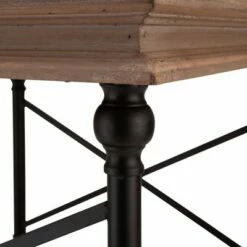 French Vintage Antiqued Finish Accent Table/Side Table Brown - Glitzhome -Side Tables Sales unnamed file 2914