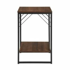 Middleford Urban Industrial Metal Accent Side Table - Saracina Home Rustic Oak -Side Tables Sales unnamed file 2925