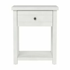Harmony Wood Accent Table Matte White - Hillsdale Furniture -Side Tables Sales unnamed file 2930