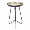 Flint Accent Table Gold/Black - ZM Home -Side Tables Sales unnamed file 2942