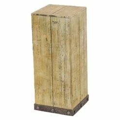 Wood (Set of 3) Square Pedestal Accent Tables Natural - Olivia & May -Side Tables Sales unnamed file 2969