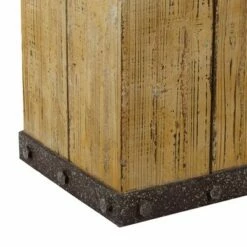 Wood (Set of 3) Square Pedestal Accent Tables Natural - Olivia & May -Side Tables Sales unnamed file 2972