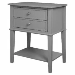 Durham Accent Table with 2 Drawers - Room & Joy Yellow -Side Tables Sales unnamed file 2982