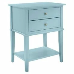 Durham Accent Table with 2 Drawers - Room & Joy Yellow -Side Tables Sales unnamed file 2987