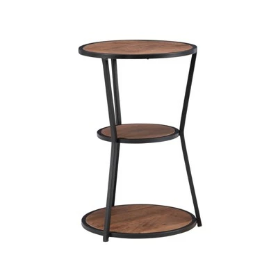 Powell Company Evie 3 Tier Side Table - Powell Gold 4 Powell Company Evie 3 Tier Side Table - Powell Gold - Image 2