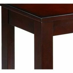Enchanting Wooden Chairside Table - Benzara Brown