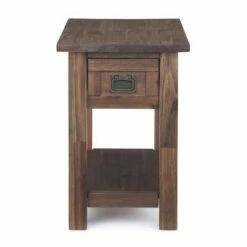 14" Garret Narrow Side Table - Wyndenhall Farmhouse Gray -Side Tables Sales unnamed file 3031