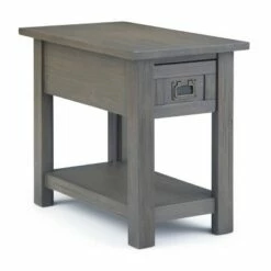 14" Garret Narrow Side Table - Wyndenhall Farmhouse Gray -Side Tables Sales unnamed file 3034