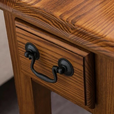 Favorite Finds Side Table Medium Oak Finish - Leick Home 6 Favorite Finds Side Table Medium Oak Finish - Leick Home - Image 4