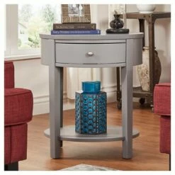 Eileen End Table - Inspire Q Gray -Side Tables Sales unnamed file 3053
