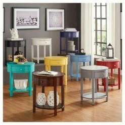 Eileen End Table - Inspire Q Gray -Side Tables Sales unnamed file 3054