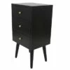 Decor Therapy Mid Century Three Drawer Wood Side Table - Black - Décor Therapy -Side Tables Sales unnamed file 3069