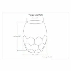 Cristy Metal Accent Table - WyndenHall Patina -Side Tables Sales unnamed file 3088